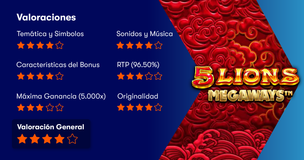 5-lions-megaways-rating