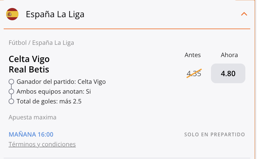 cuotas mejoradas